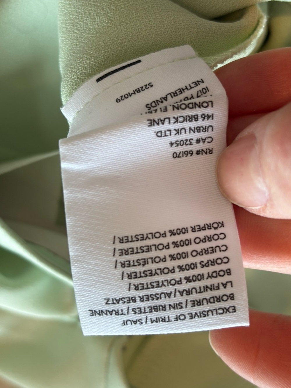 BHLDN Pale Mint Satin Cowl Slip Maxi Dress - Picture 6 of 6